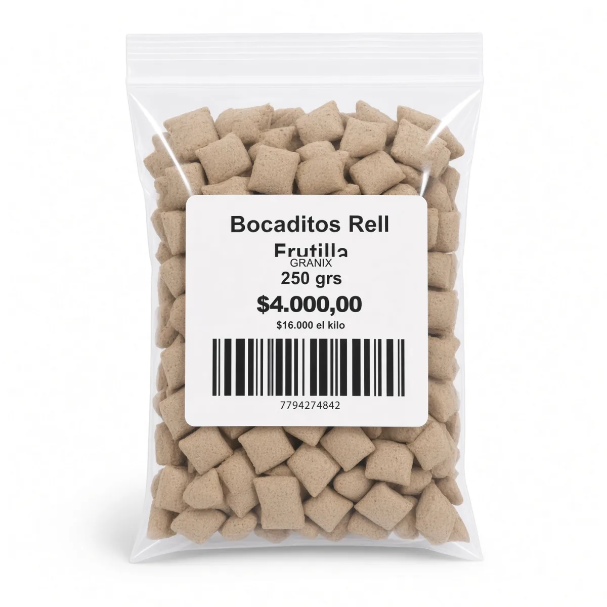 Bocaditos Rell Frutilla